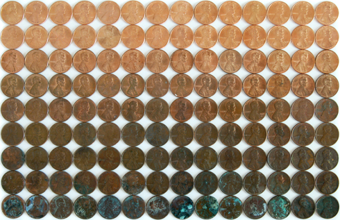 ombre pennies