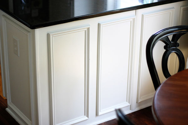 kitchen molding squares