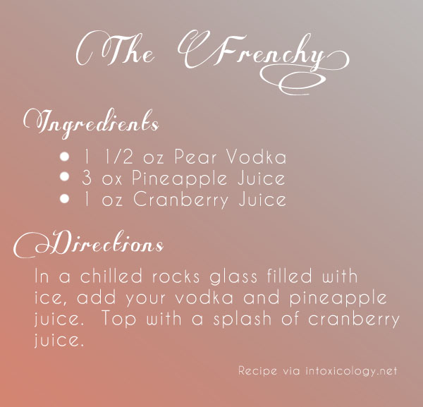 Frenchy Cocktail recipe