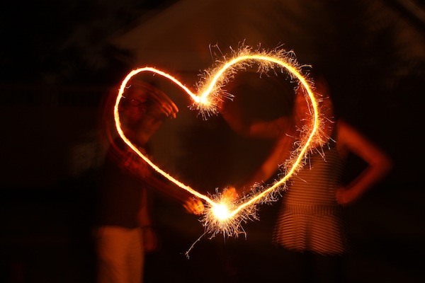 Sparkler Messages – Two Delighted