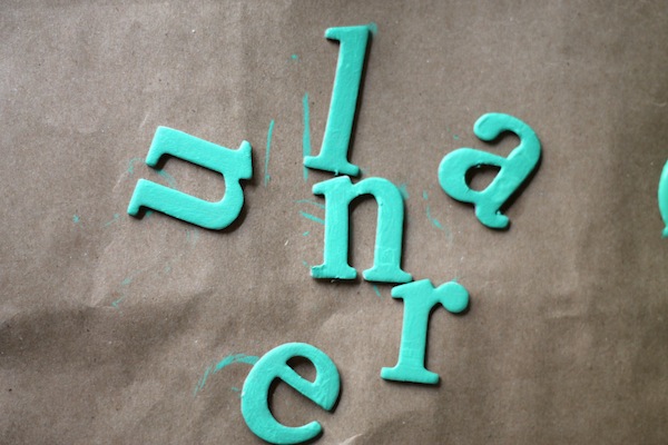 Little Letters Cupcake Topper diy
