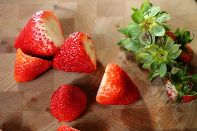 strawberry basil cupcakes strawberries blog