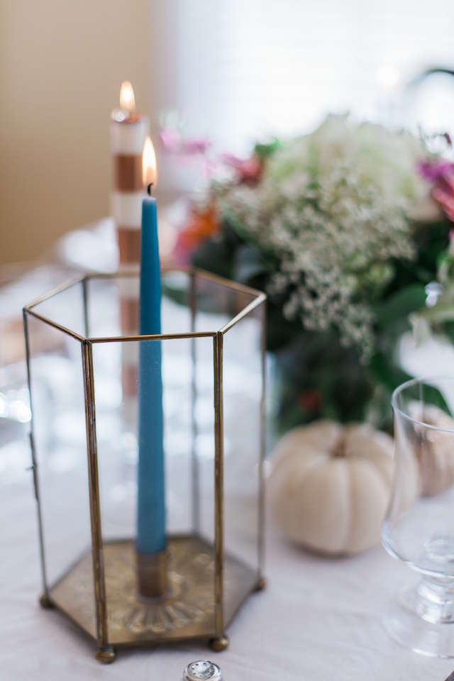 blue candle
