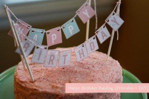 Happy Birthday Signage {DIY + Free Printables} – Two Delighted